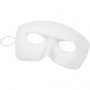 Masker, wit, H: 12 cm, B: 17 cm, 12 stuk/ 1 doos