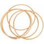 Infinity Harten Bamboe Ring 30cm - 5 stuks.