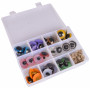 Infinity Hearts Veiligheidsogen / Amigurumi ogen in plastic doos Diverse kleuren 30mm - 18 sets - B-keus