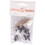 Infinity harten veiligheidsogen/Amigurumi ogen helder 12mm - 5 sets