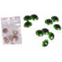 Infinity Hearts veiligheidsogen/Amigurumi ogen groen 30mm - 5 sets - 2e assortiment