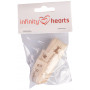 Infinity Hearts Textiel lint / Labellint 'Handmade' Diverse figuren 15mm - 3m