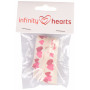 Infinity Hearts Textiel lint / Labellint Harten 15mm - 3m