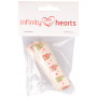 Infinity Hearts Textiel lint / Labellint Uilen Diverse kleuren 15mm - 3m