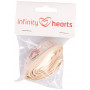Infinity Hearts Textiel lint / Labellint 'Made by' Diverse figuren 20mm - 3m