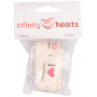 Infinity Hearts Textiel lint / Labellint 'Handmade' Diverse motieven 20mm - 3m