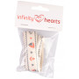 Infinity Hearts Textiel lint / Labellint Zeilmotieven 20mm - 3m