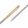 Prym Rechte pennen zonder punt Staal Zilver 0,80x37mm Maat 24 - 6 stuks