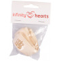Infinity Hearts Textiel lint / Labellint Kroonmotieven 20mm - 3m
