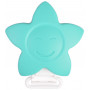 Infinity Hearts Seleclips Siliconen Ster Turquoise 5x5cm - 1 stuk