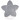 Infinity Hearts Tuigjeclip Siliconen Ster Grijs 5x5cm - 1 stuk