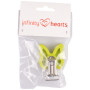 Infinity Hearts Seleclips Silicone Vlinder Groen 3,5x3,8cm - 1 stuks