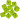 Infinity Hearts Kralen Geometrisch Siliconen Groen 14mm - 10 stk