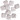 Infinity Hearts Kralen Geometrisch Siliconen Parelgrijs 14mm - 10 stk