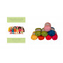 Het boek Crochet Dress-up Dolls - Fruit Dresses + Yarn Pack voor alle patronen