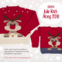 Kersttrui voor kinderen KAL 2018 by DROPS Design Alaska en Alpaca Bouclé - maat 2 - 11/12 jaar