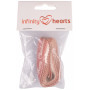 Infinity Hearts Stoffen Lint 'Merry Christmas' Rood/Wit 15mm - 3m