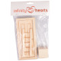 Infinity Hearts Kabouter Deur/Postbus/Ladder Hout Diverse maten - 1 set