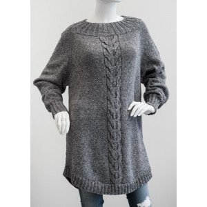 Mayflower Poncho Sweater met kabel - Breipatroon Sweater - maat S - XXXL