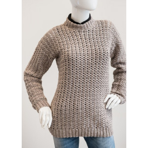 Mayflower Sweater met gebreide randen - Haakpatroon Sweater - maat S - XXXL