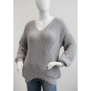 Mayflower Sweater in Patentsteek - Breipatroon Sweater - maat S - XXXL