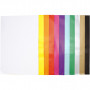 Glanspapier, diverse kleuren, 32x48 cm, 80 gr, 11x25 vel/ 1 doos