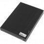Gekleurd Karton, zwart, A5, 148x210 mm, 200 gr, 100 vel/ 1 doos