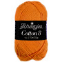 Scheepjes Cotton 8 Garen Unicolor 639 Oranje