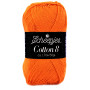 Scheepjes Cotton 8 Garen Unicolor 716 Donker Oranje