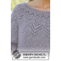 Agnes Sweater by DROPS Design - Breipatroon trui - maat S - XXXL