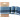 ALB Stoffe Geribd Polscollege Lichtblauw/Donkerblauw/Wit 7x110cm