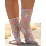 Fair and Square by DROPS Design - Breipatroon sokken met vierkant patroon - maat 35/37 - 41/43