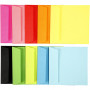 Gekleurde enveloppen, diverse kleuren, afmeting envelop 16x16 cm, 80 gr, 10x10 stuk/ 1 doos