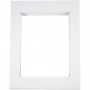 Passepartout lijsten, wit, afm 40x50 cm, A3, 500 gr, 100 stuk/ 1 doos