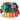 Wol voor naaldvilten Diverse kleuren 26x25g