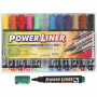Power Liner, lijndikte: 1,5-3 mm, ass. kleuren, 12 stuks.
