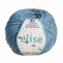 Järbo Elise Garen Unicolor 69216 Jeansblauw
