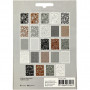 Kartonblok, zwart, naturel, grijs, wit, A6, 104x146 mm, 200 gr, 24 stuk/ 1 doos