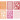 Kartonblok, oranje, roze, rood, roze, A6, 104x146 mm, 200 gr, 24 stuk/ 1 doos