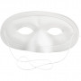 Masker, wit, H: 10 cm, B: 17,5 cm, 12 stuk/ 1 doos