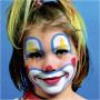 Eulenspiegel Schmink - schminkset, kont. kleuren, clown, 1set