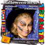 Eulenspiegel Schmink - Motieven set, diverse kleuren, halloween heks, 1 set