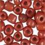 Rocailles, donkerrood, afm 8/0 , d 3 mm, gatgrootte 0,6-1,0 mm, 500 gr/ 1 doos