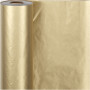 Cadeaupapier, goud, B: 50 cm, 60 gr, 100 m/ 1 rol