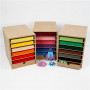 Karton & Opslagkast, diverse kleuren, H: 100 cm, A4, 210x297 mm, 180 gr, 1 set
