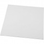 Schilderijplank, formaat 30x30 cm, dikte 3 mm, wit, 280 g, 10 stuks.