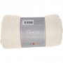 Fleece, L: 125 cm, B: 150 cm, ruw wit, 1 stuk, 200 g/m2
