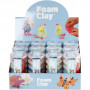 Foam Clay®, glitterkleuren, metallic kleuren, 12 set/ 1 doos