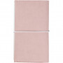Planner / Bulletjournal, roze, afm 10x18x1,5 cm, elastieksluiting, 1 stuk