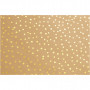 Leerpapier, B: 50 cm, 350 g/m2, lichtbruin, goudopdruk, 1m